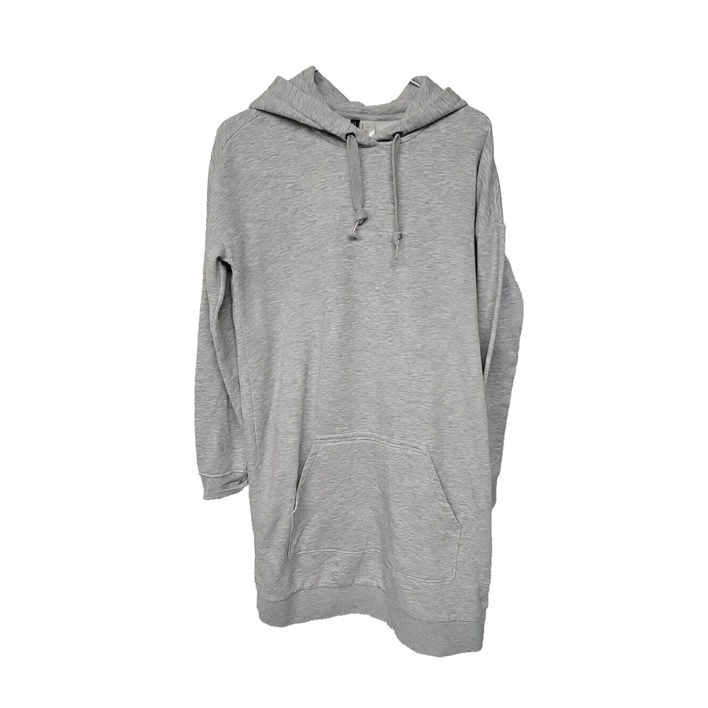 Divided By H&M Size 6 Hoodie Sweatshirt Dress Grey Streetwear Casual Y2K